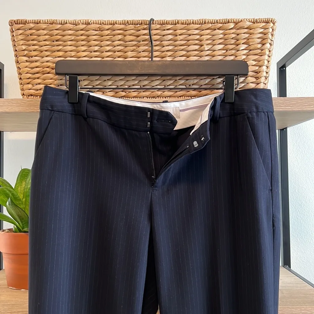 Banana Republic Martin Fit Mid-Rise Pin Stripe Dress Pant Trouser, 10 - Image 6