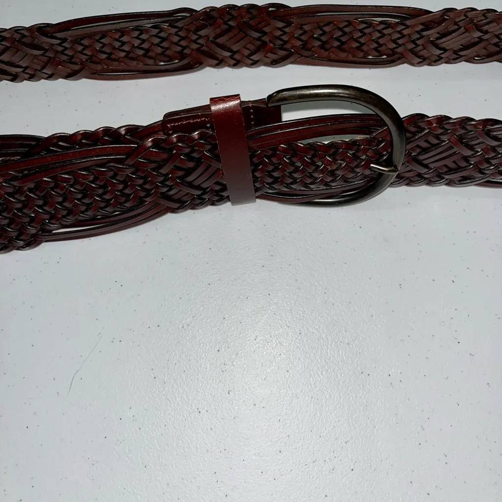 Woven Leather Belt - Image 2