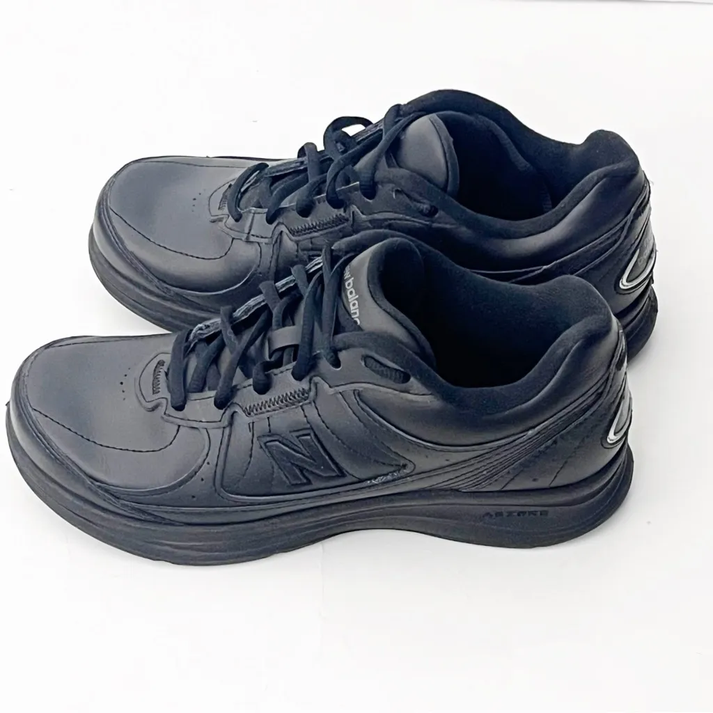 NEW BALANCE 577 Black Comfort Low Top Lace Up DSL-2 Walking Sneakers Size 8 - Image 6