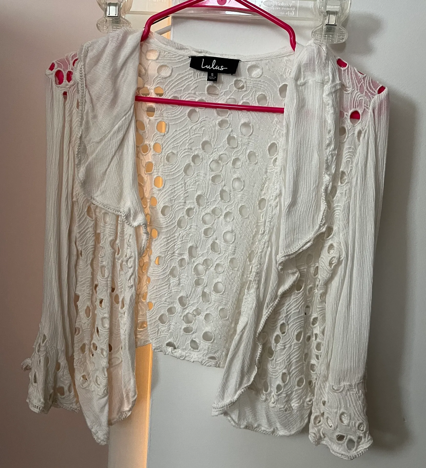 NWOT  Eyelet Jacket - Image 3