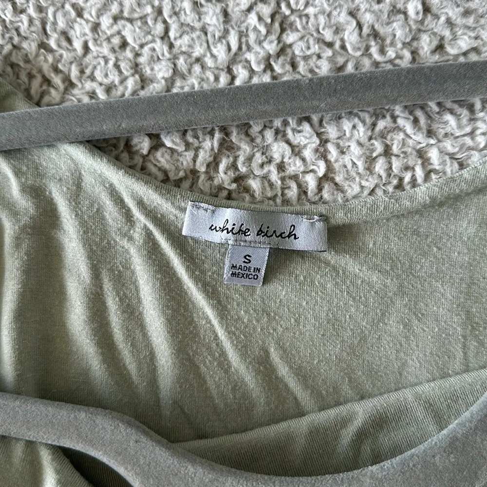 White Birch Women's S Flowy Lined Tank Top Soft Gray Comfy Casual Minimalist - Image 10