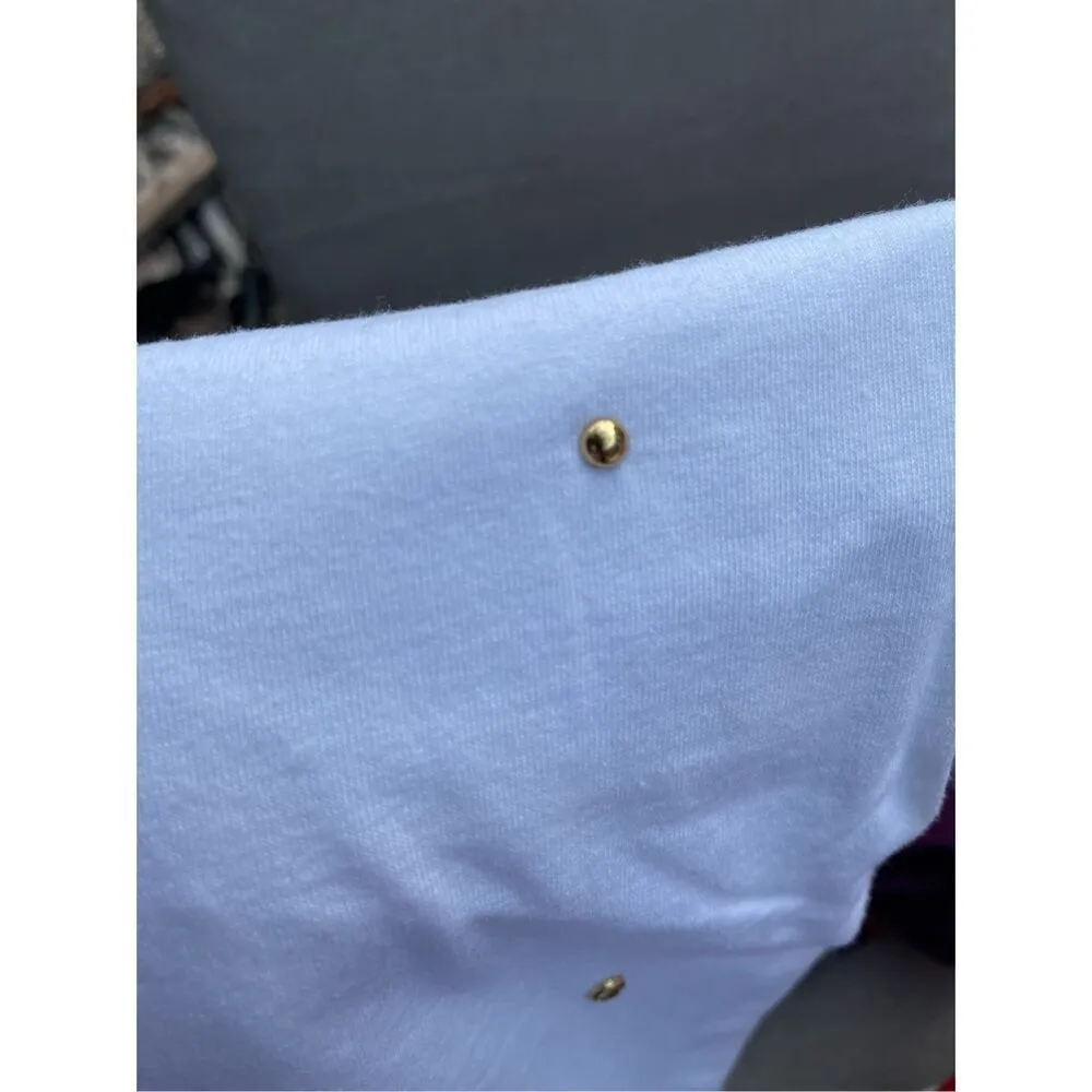 Vintage Designs Limited size L oversized eclectic grandma top. White Size L - Image 7