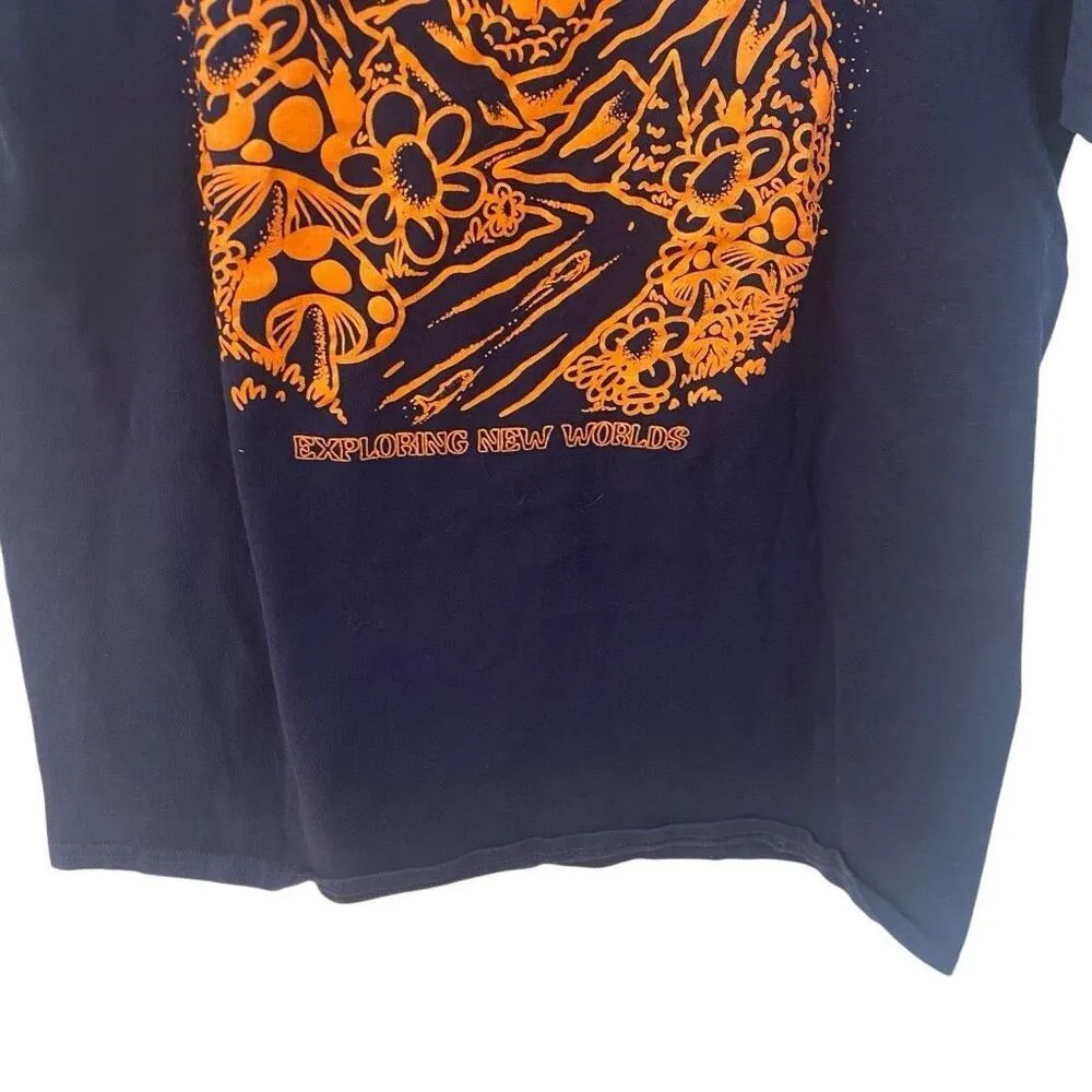 NASA short sleeve graphic exploring new worlds medium orange - Image 3