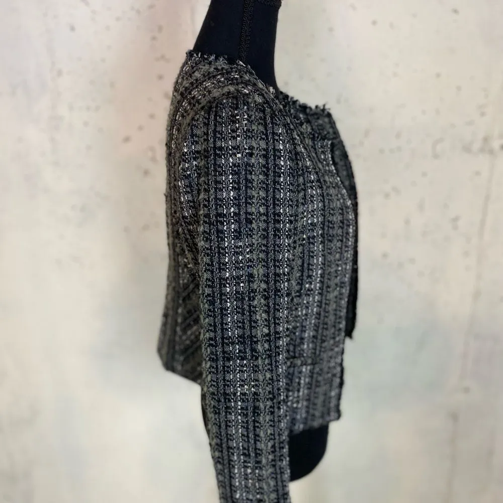 Drew #513  Tweed Cropped Jacket - Image 5