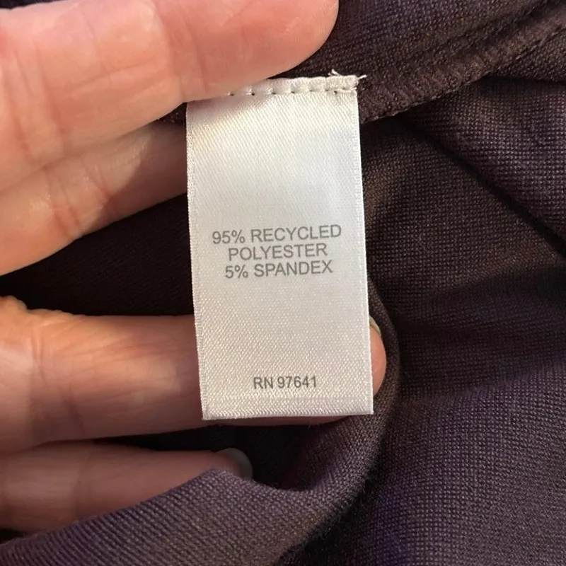 NEW Pure J Jill MP PM Medium Petite Velour Tunic Top Pinot Purple - Image 4