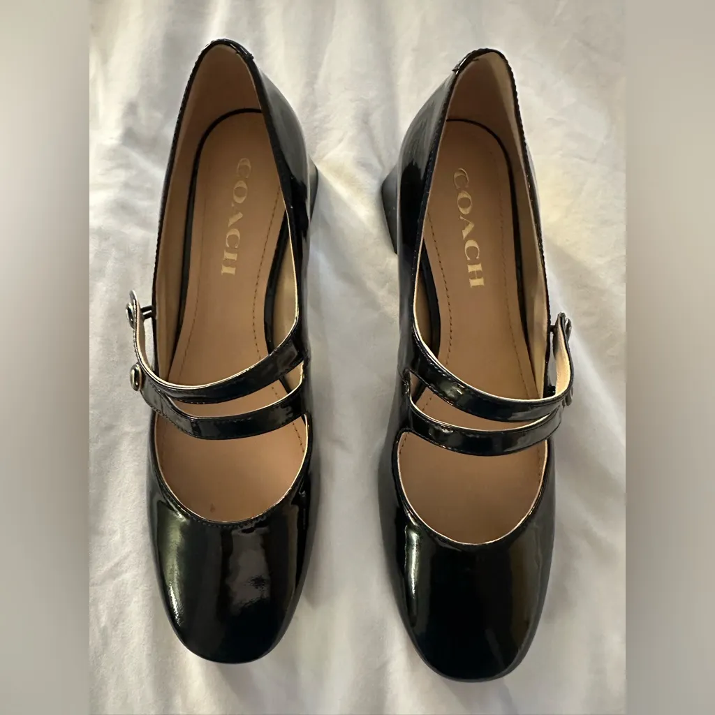 EUC Coach Black Women's Mary Jane Shoes - Image 3