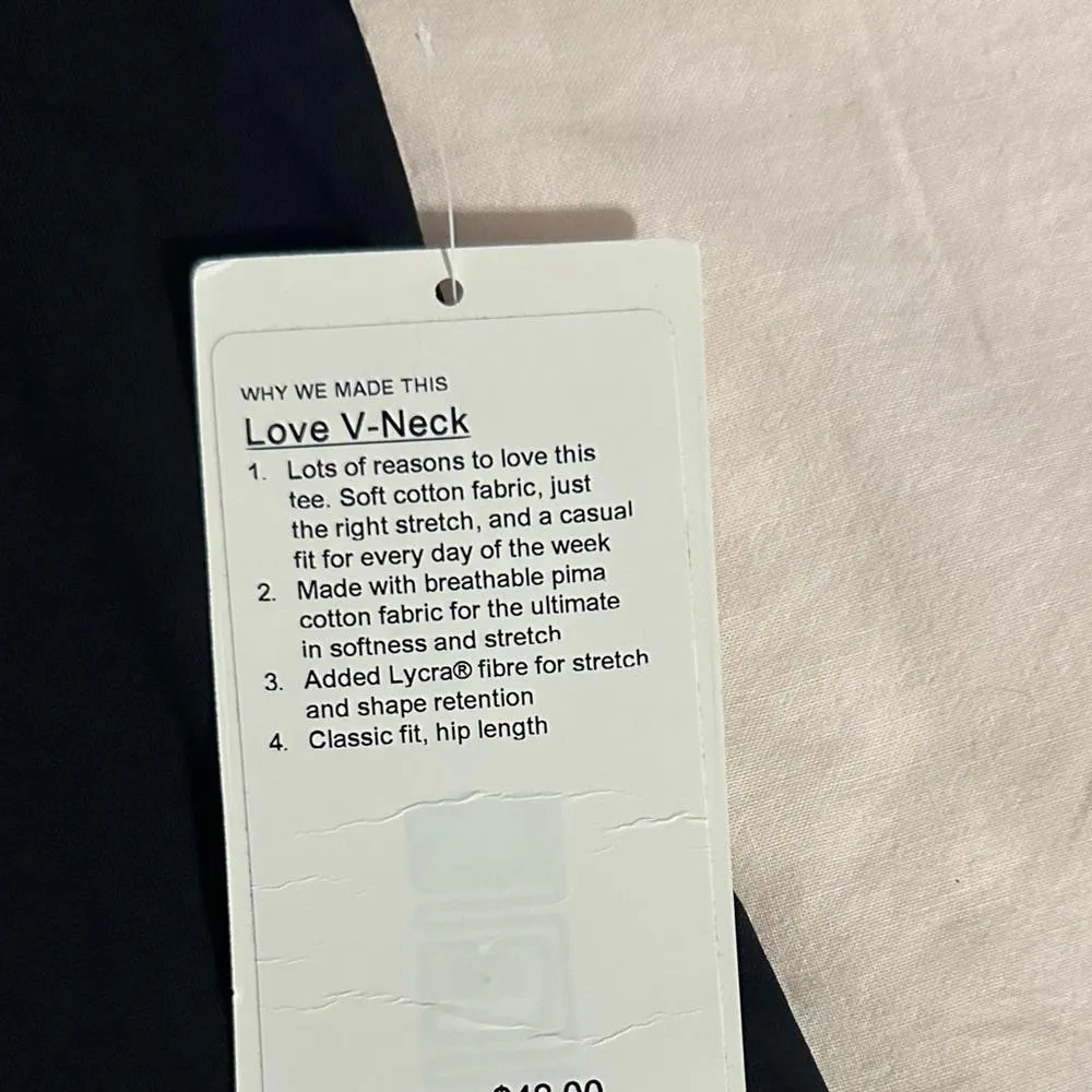 Lululemon Athletica Love V-Neck Shirt - Image 2