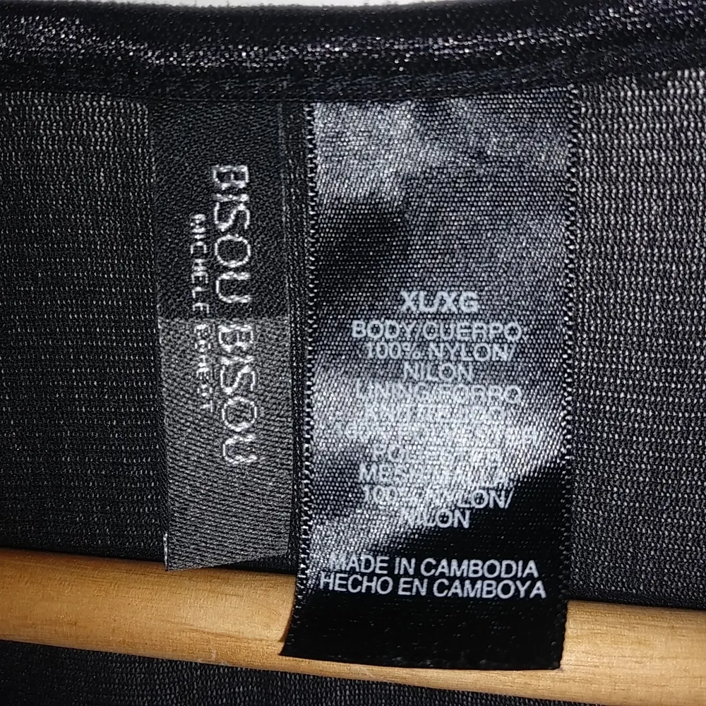 Bisou Bisou XL Black On Black Top Plus - Image 3