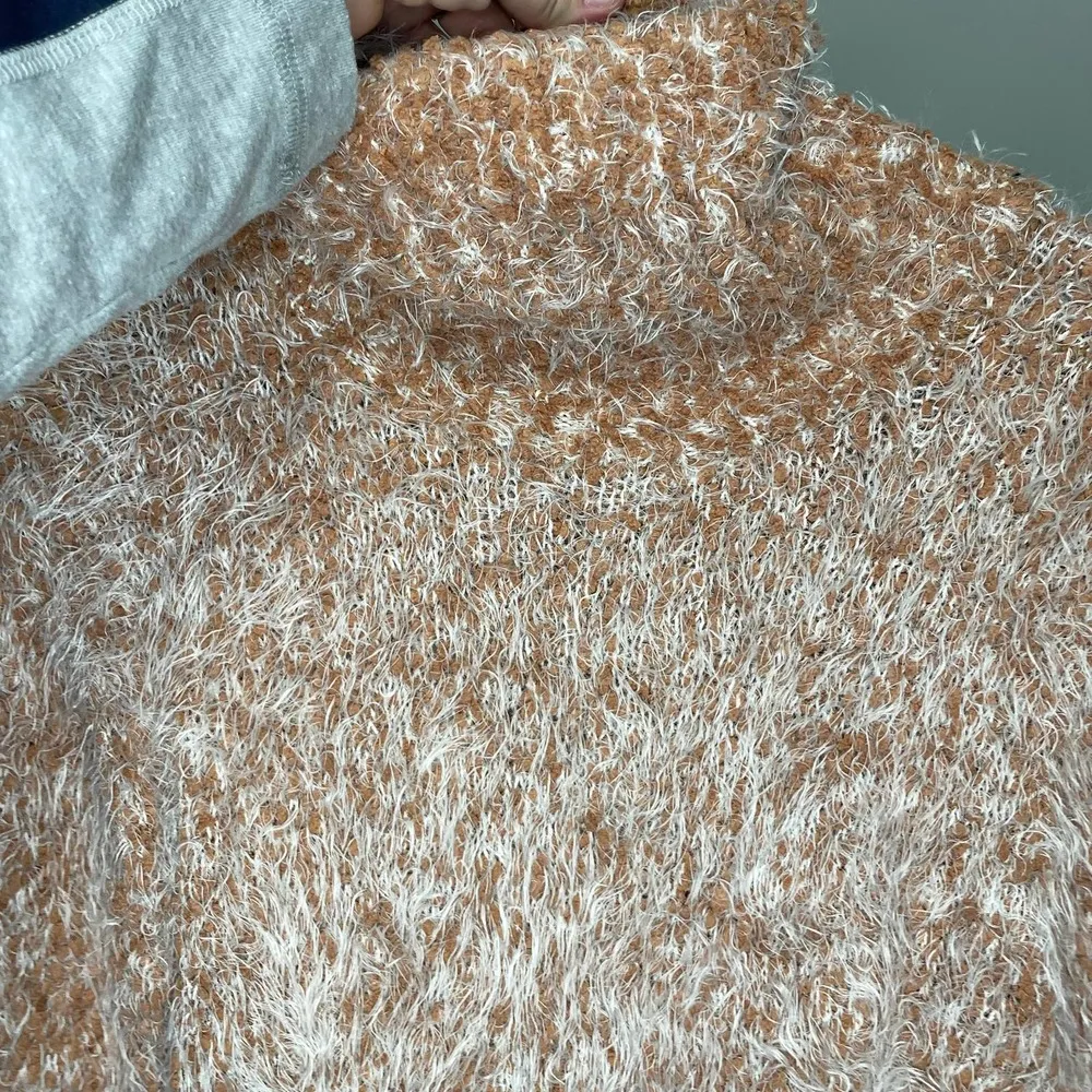 Abound Fuzzy Knit Turtleneck Sweater Tan Lion Marl Long Sleeve XXS NWT - Image 10