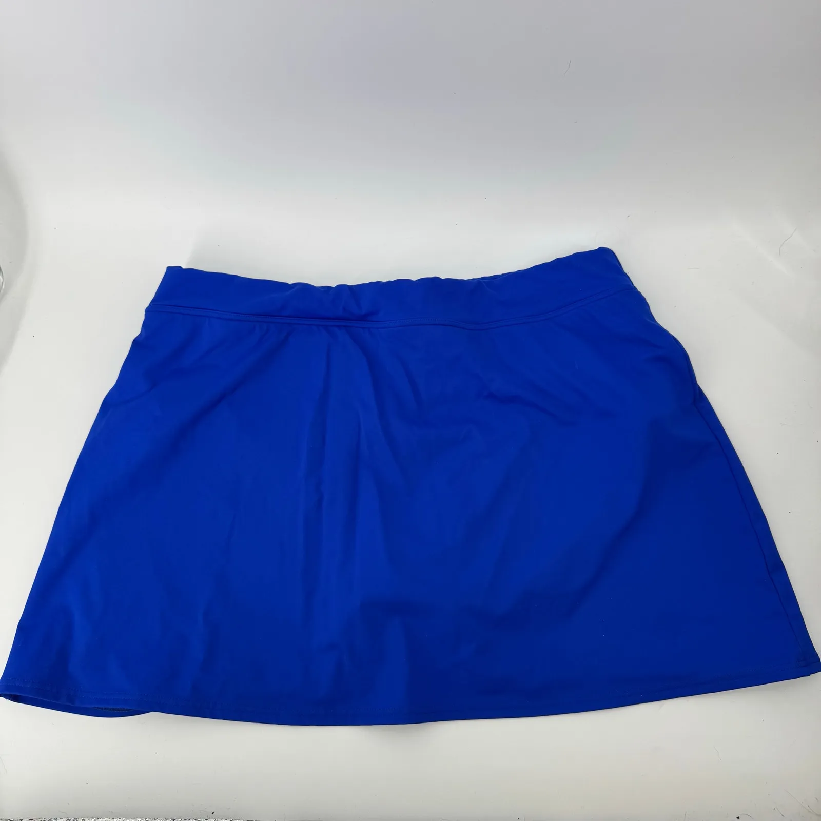 Lands’ End Swim Skirt Size 12 Royal Blue Swim Skort Built - Image 2