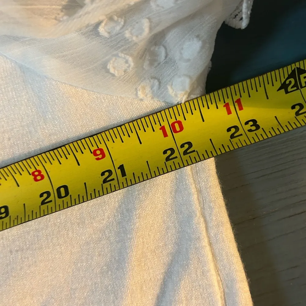 Sioni Milano White Lace Sleeve Pullover Women's Sweater | Size 1X - Image 7