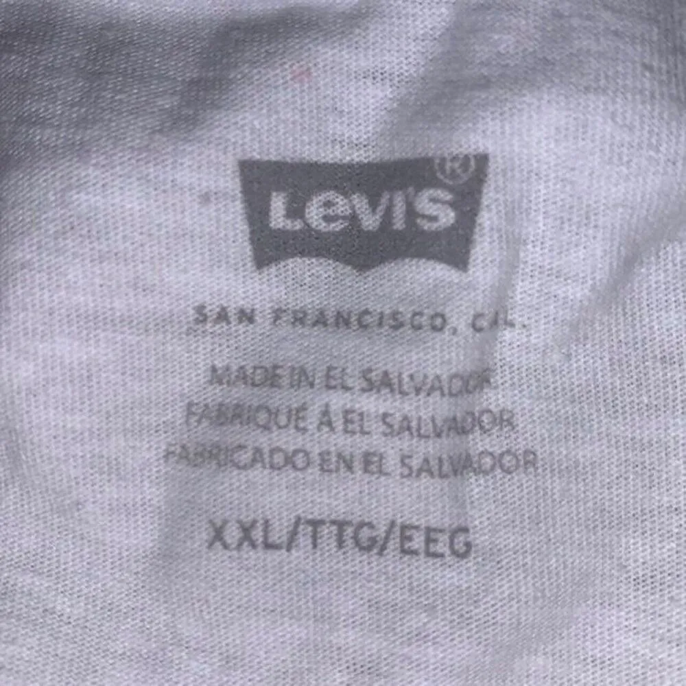 Levis Womens Tank Top Shirt Leopard Print Logo Sleeveless Athletic Crop XXL - Image 9