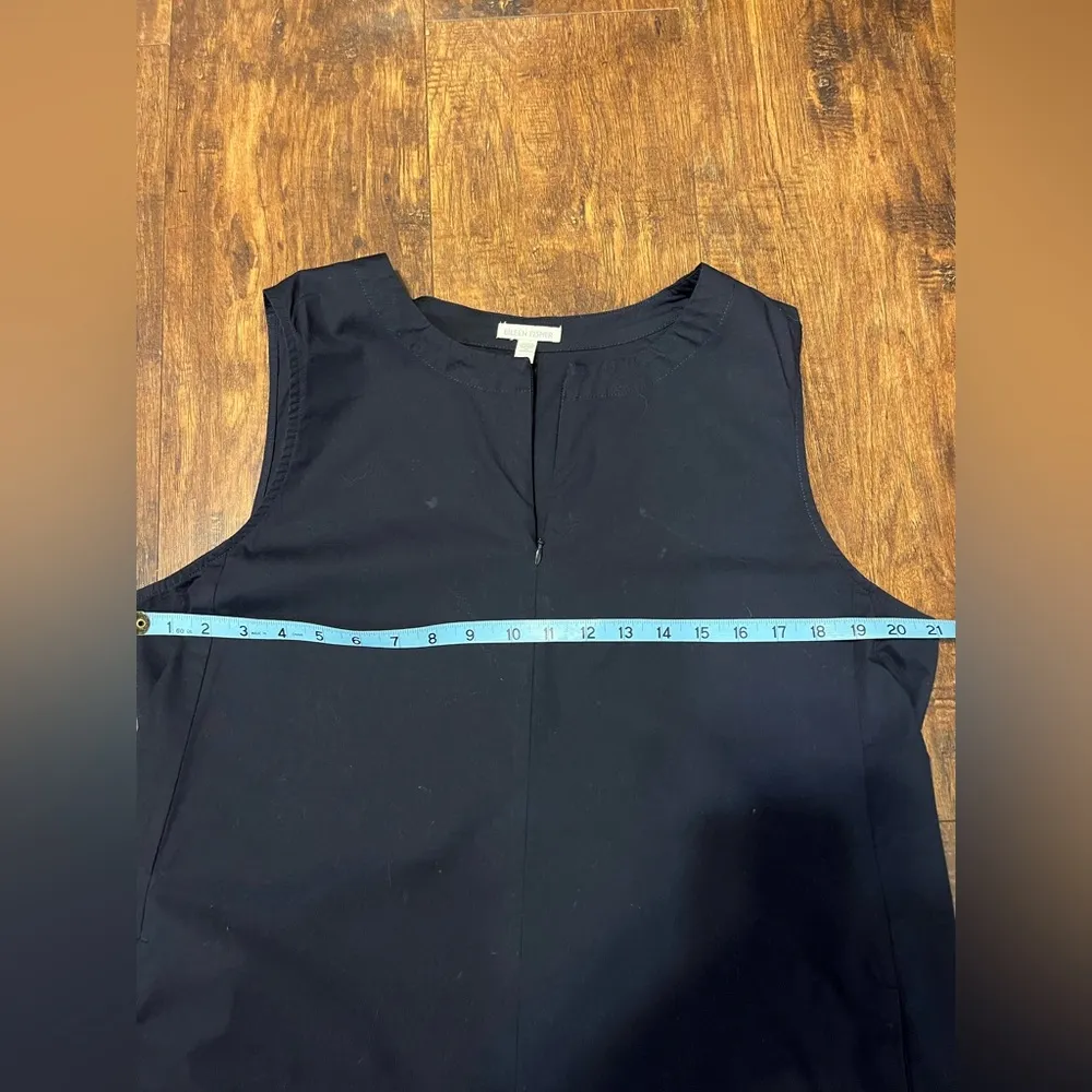 Eileen Fisher Cotton Blend Ponte Zip Up Dress - Image 8