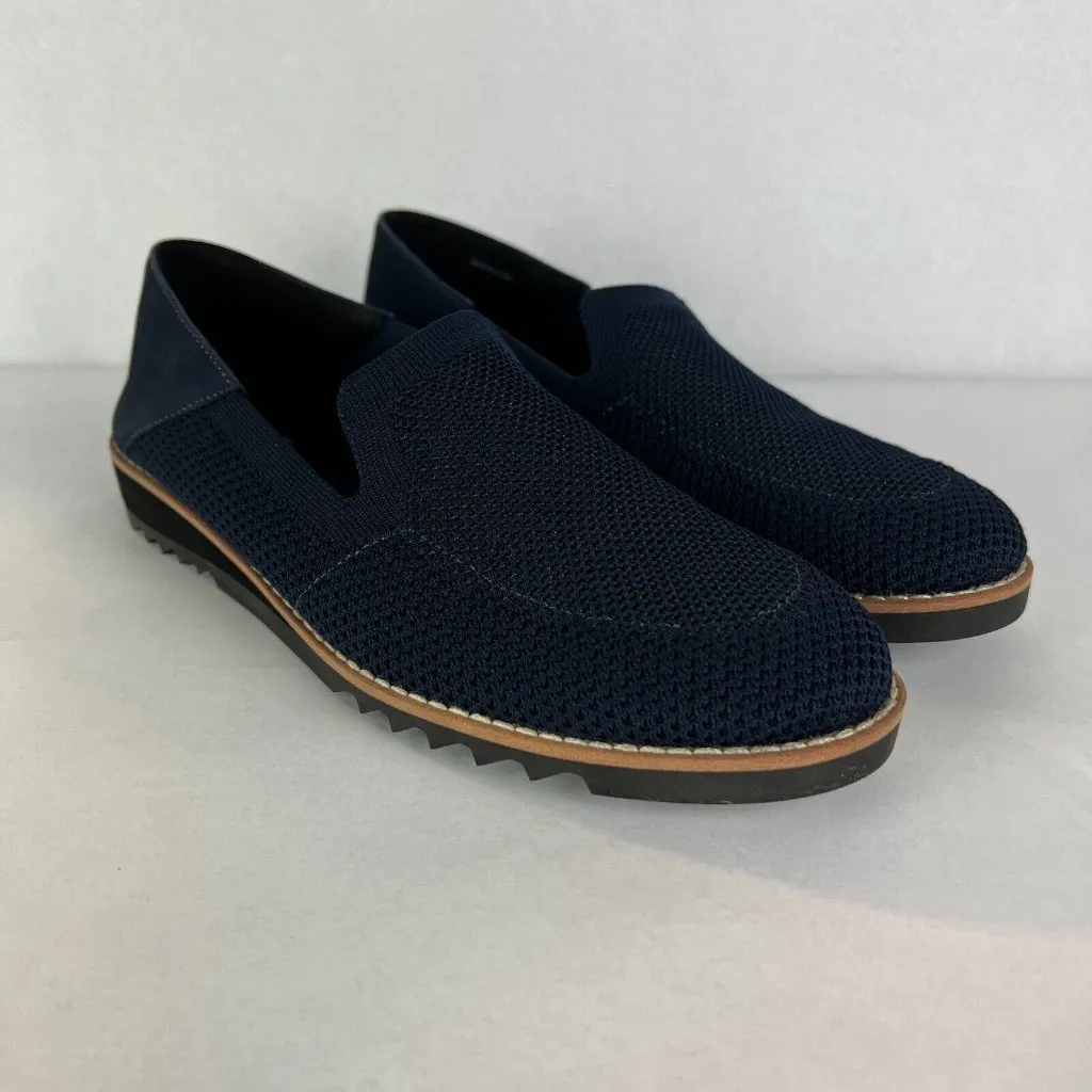 Eileen Fisher Loafers Flats Womens 6.5‎ Navy Novo Knit Stretch Slip On Comfort - Image 11