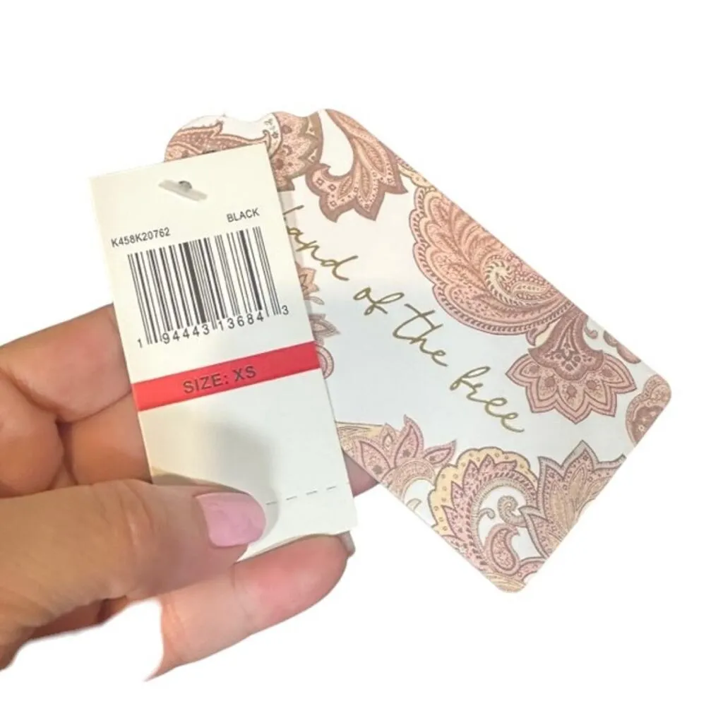 Band of the Free Black Aggie Cowl Layered Neck One Piece Bodysuit Women Sz XS - Image 10