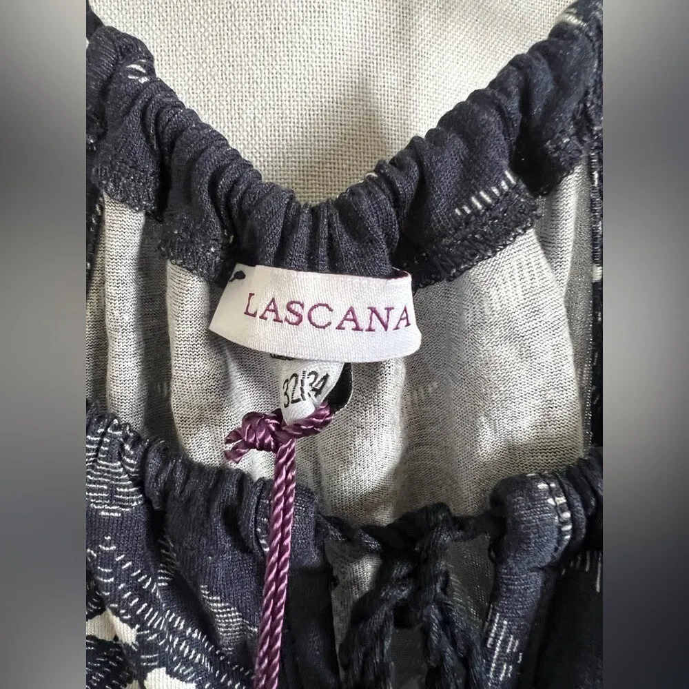 Lascana braided print top Blue Size 0 - Image 3