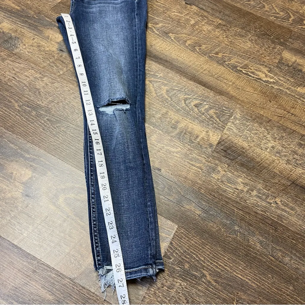 BKE Buckle Billie Slim Fit High Rise Ankle Skinny Jeans Womens 25x27 Distressed - Image 8