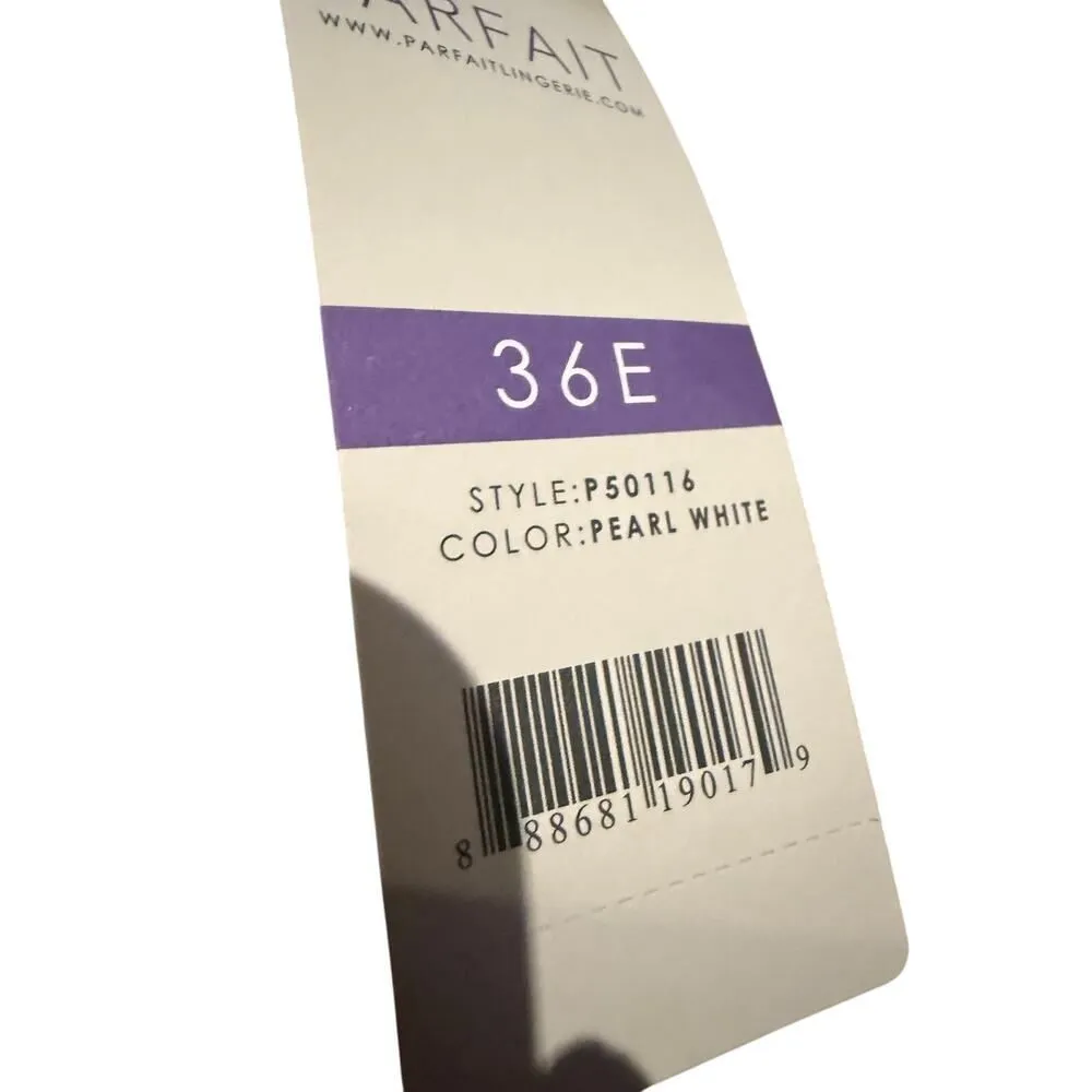 Parfait Elissa Strapless Full Bust Full Figure Bra NWT Sz. 36E (36DDD) White - Image 5