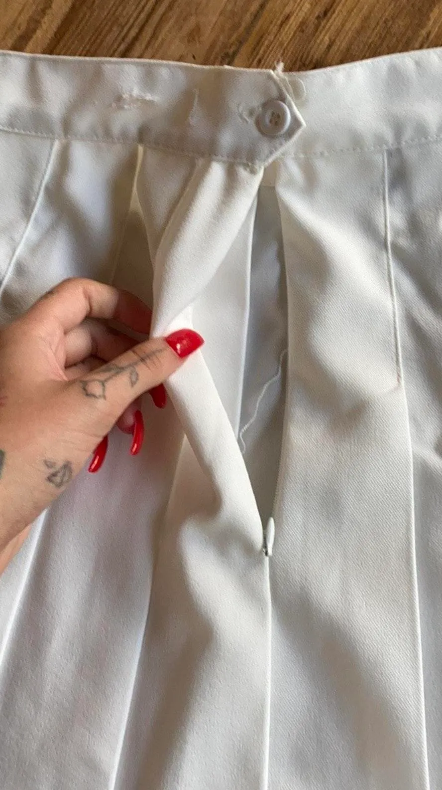 Storedogdog White Pleated Skirt - Image 5