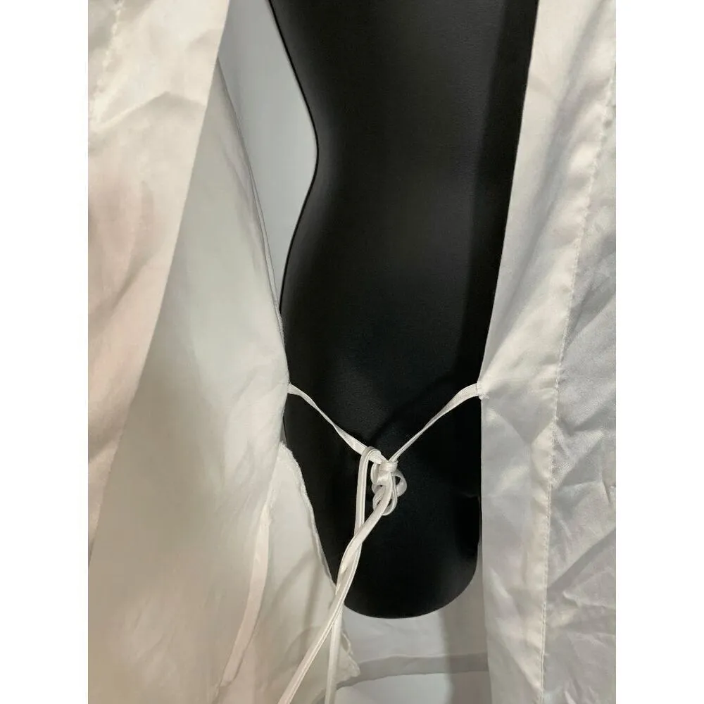 Victoria's Secret Women’s I Do Bride Rhinestone Bridal Robe White One Size - Image 4