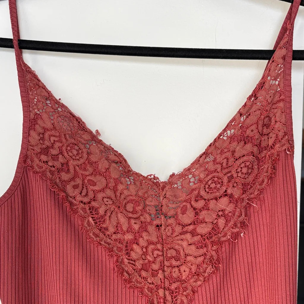 Burgundy Babydoll Cami Top - Image 2