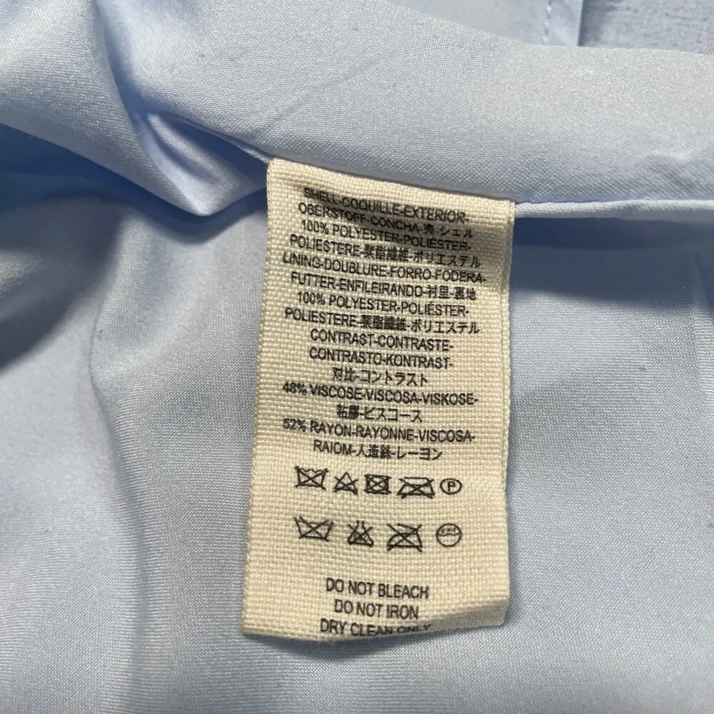 Saylor Free People Dress Womens Extra Small Melody Madi Delicate Floral Lace Blue Size XS - Image 4