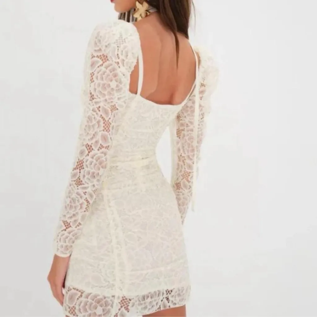 For Love & Lemons Belladonna Floral Long Sleeve Dress NWT Size Small Women’s - Image 6