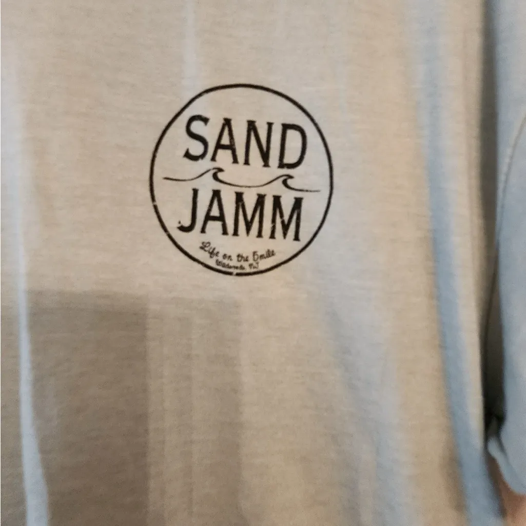 Sand jamm graphic t-shirt size womens large - Image 3