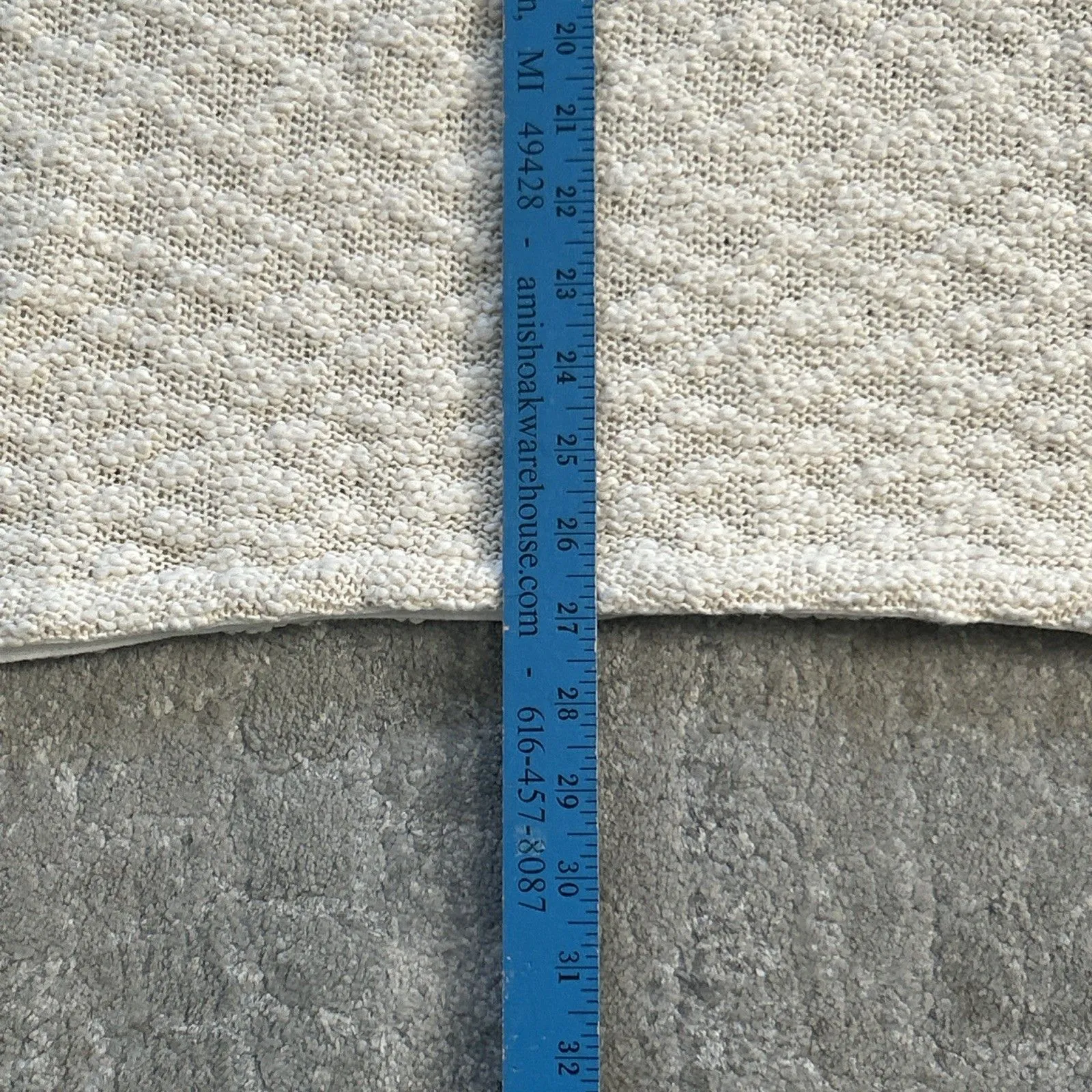 We the Free People Beach Sweater Womens XS Oversized Tunic Pockets Beige White - Image 9