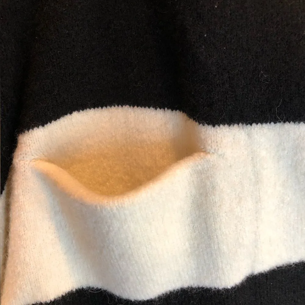 Color Block Long Thick Sleeveless Cardigan Sweater Vest Shawl Collar & Pockets - Image 10