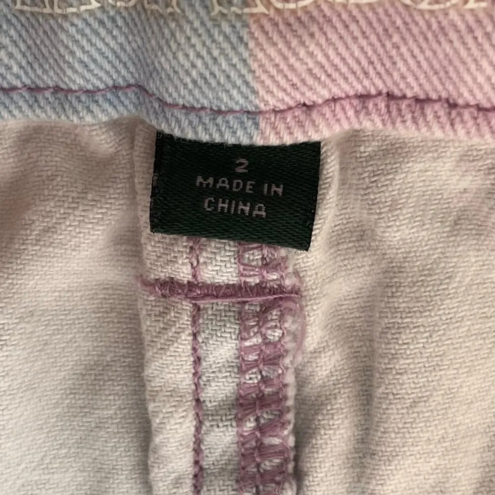 Wild Fable Striped Denim Shorts - Size 2 - Image 4