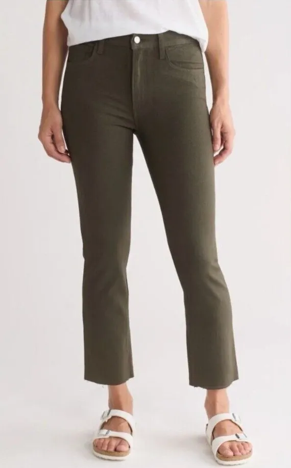 FRANK & EILEEN Cork Everyday Straight Leg Jeans Size 27 Olive Green NEW Wax Coat - Image 1