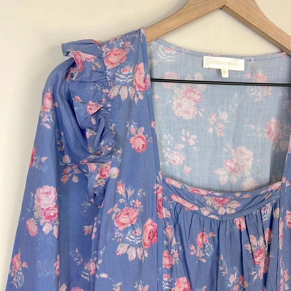 LoveShackFancy‎ Floral Maxi Dress Tiered Sundress - Image 5