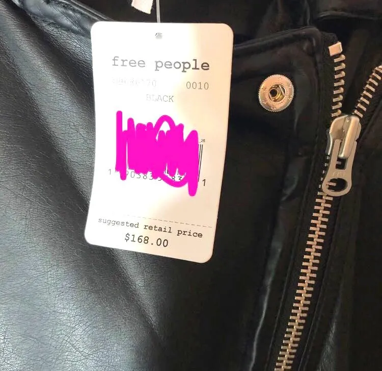 Free People Vegan Leather Jacket - Image 5