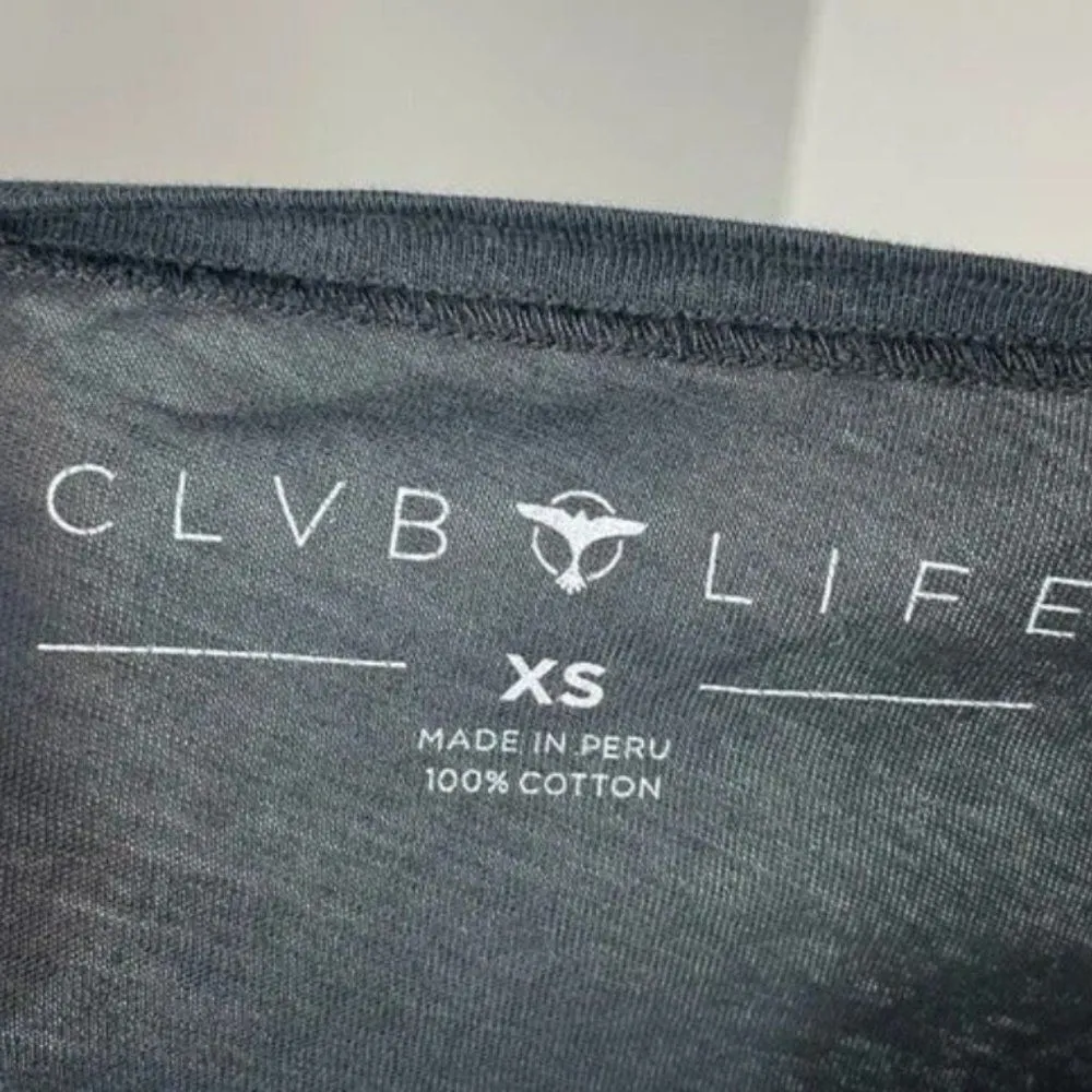 CLVB LIFE || ‘Wake Me When the Sun Goes Down’ Tee Size XS Black - Image 5