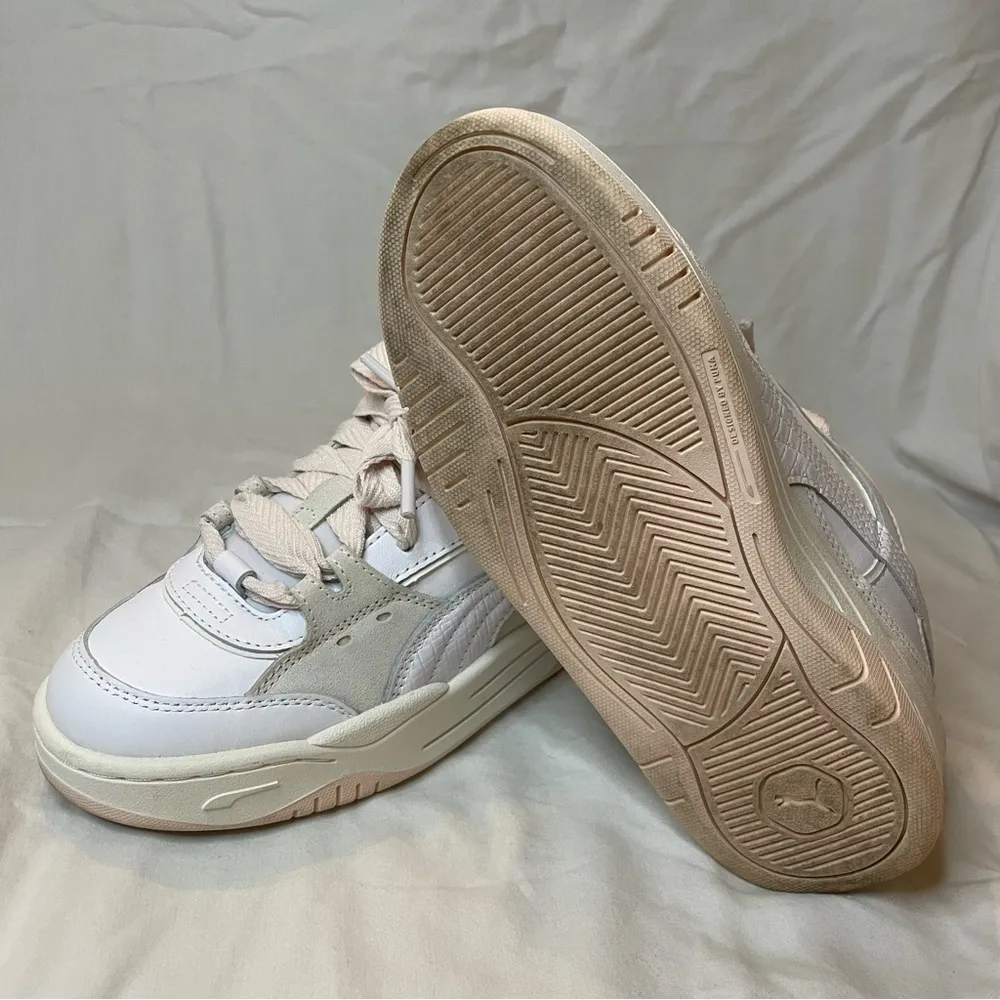 -180 Lace Women’s Sneakers, Puma White-Warm White, Size 5.5, EUC - Image 14