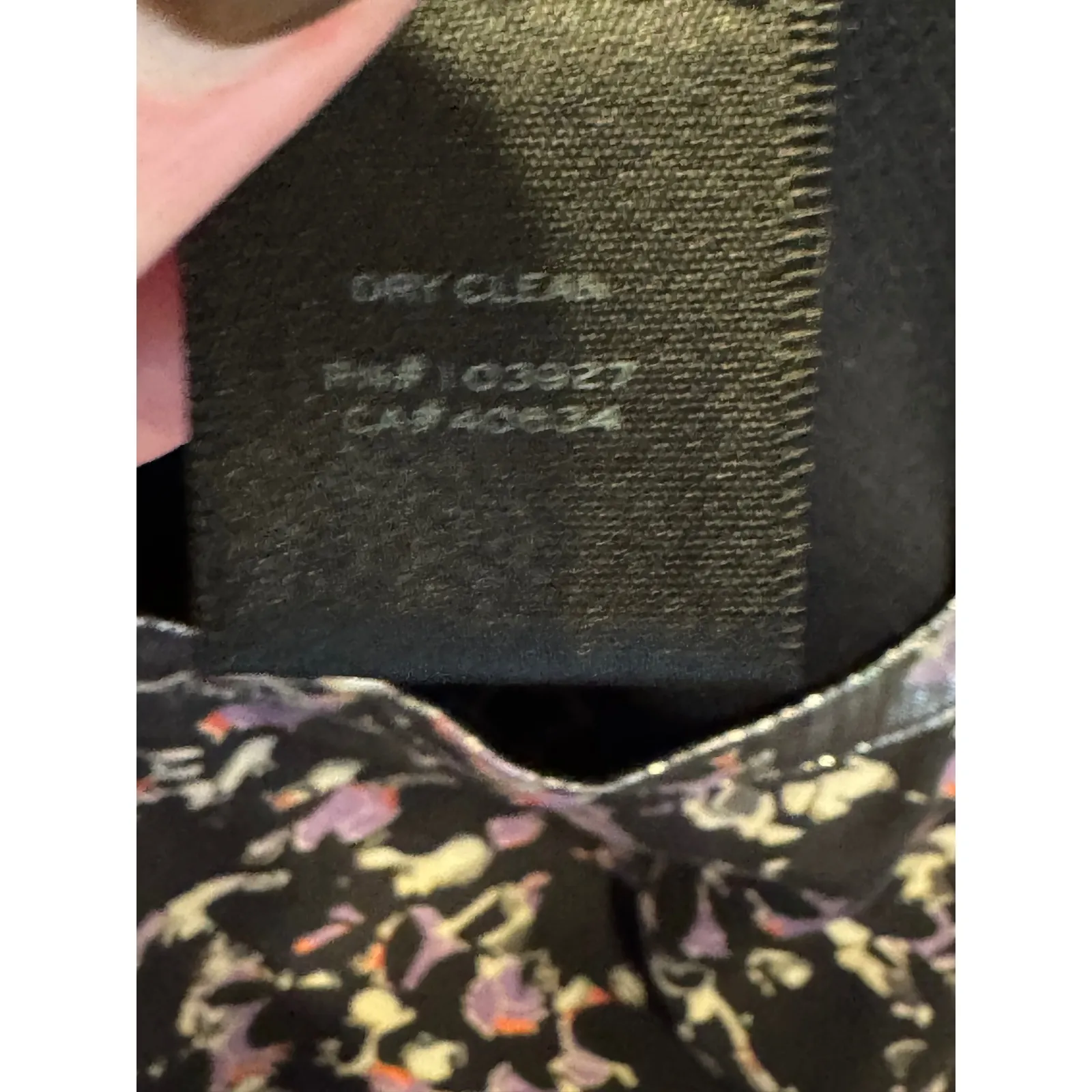 Marc by Marc Jacobs Tank Top Women Small Black Exeter Floral Silk Metallic Mesh - Image 10