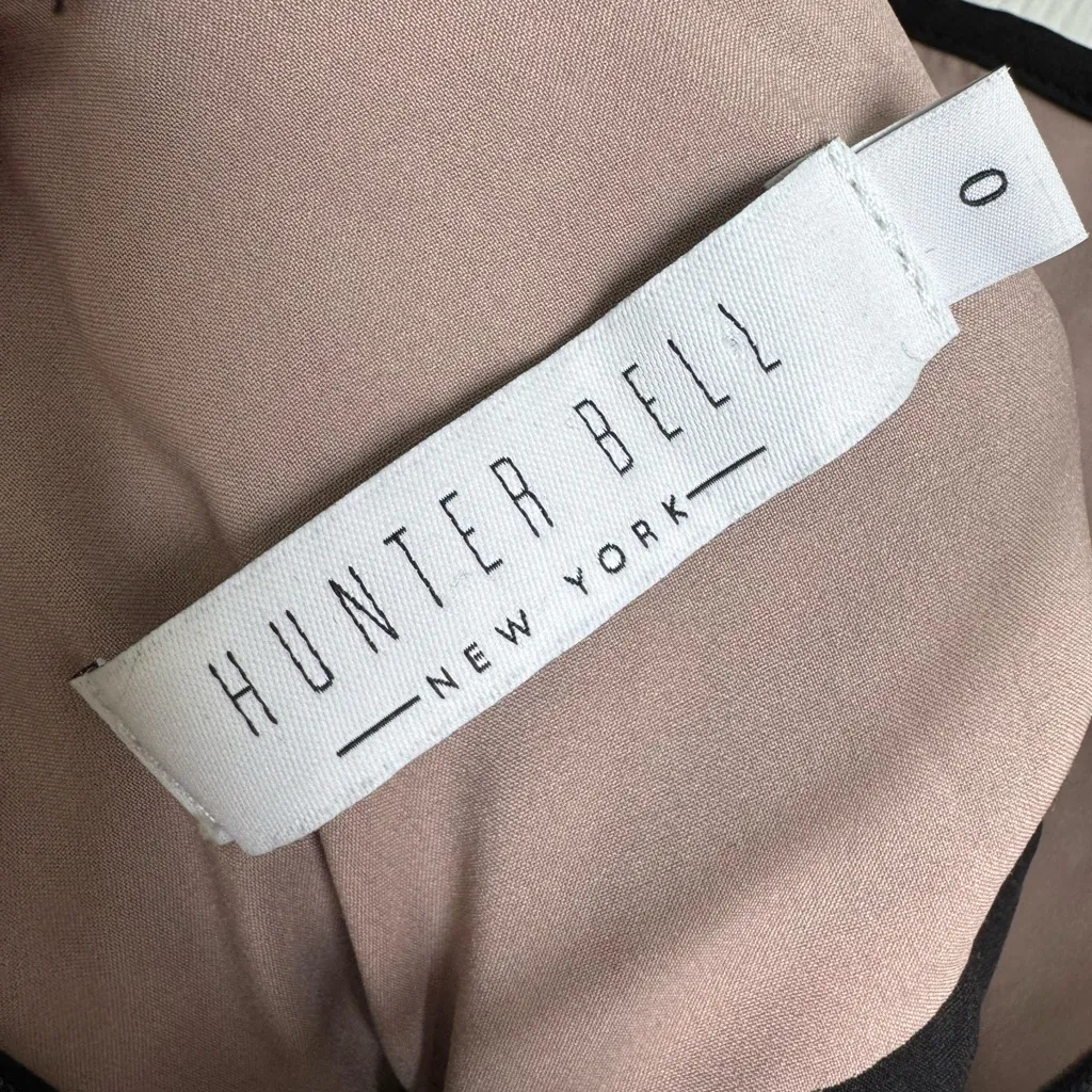 Leather and lace Hunter Bell Black Mesh classy sexy sz 0 - Image 6