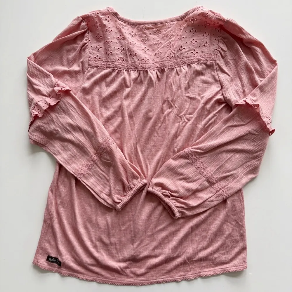 Matilda Jane Heart to Heart Possibilities Pink Knit Women’s Top Size Small - Image 8