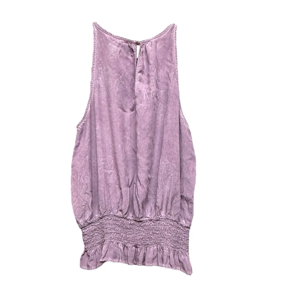 Mustard Seed Purple Smocked Tank Top - Image 2