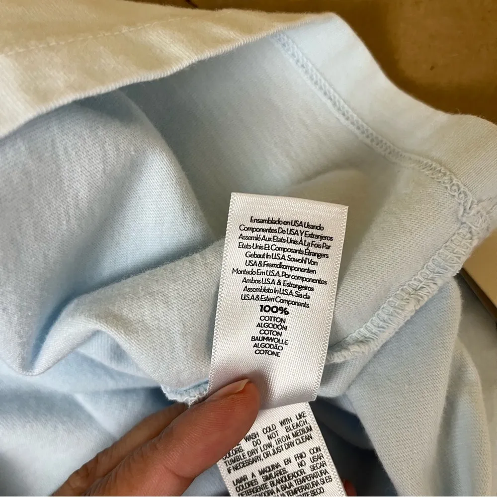 MOTHER The Strong and Silent Type Tank Top Blue Size XL - Image 9