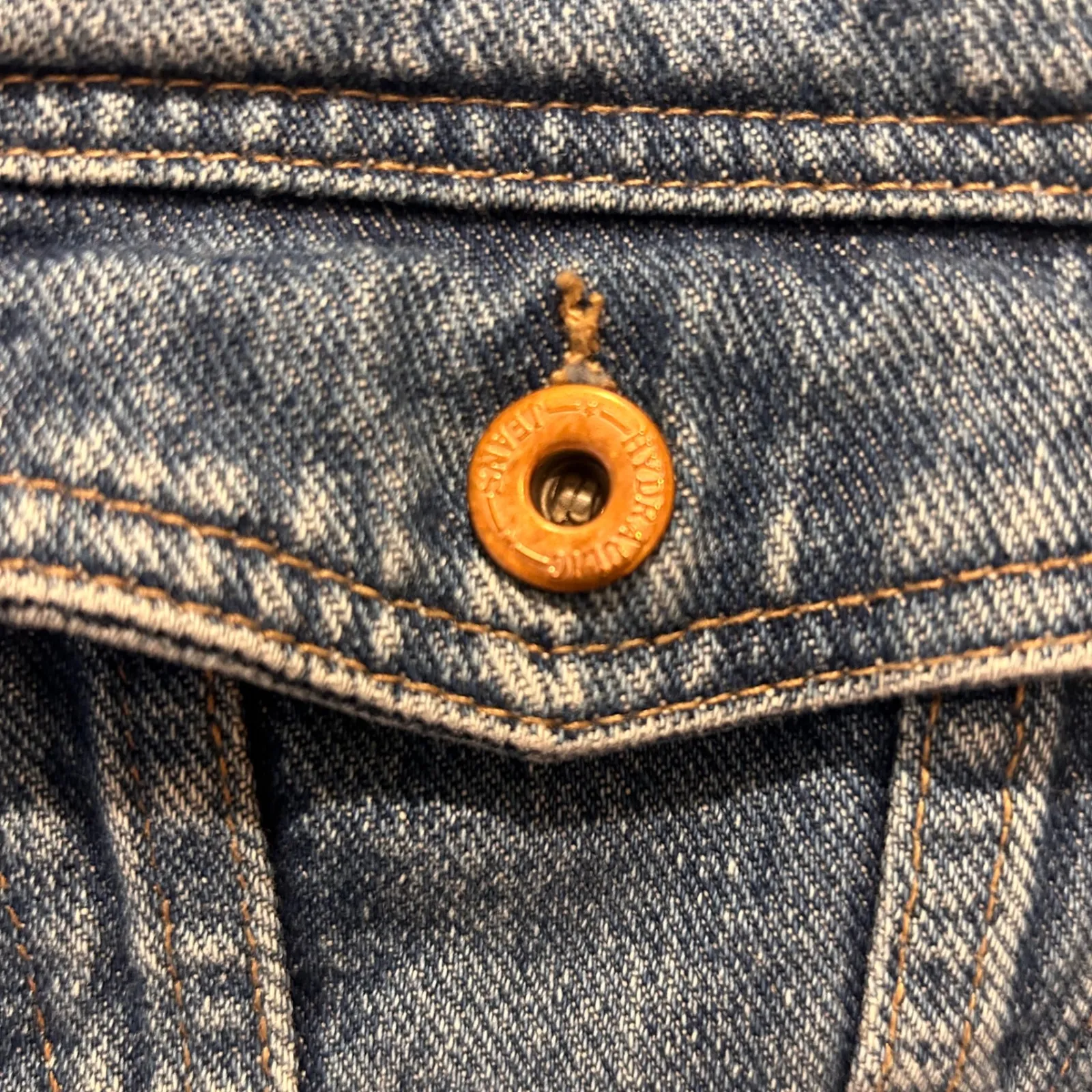 VTG Y2K Hydraulic Original Jeans Womens Denim Jacket Classic Blue Jean Style XL - Image 2