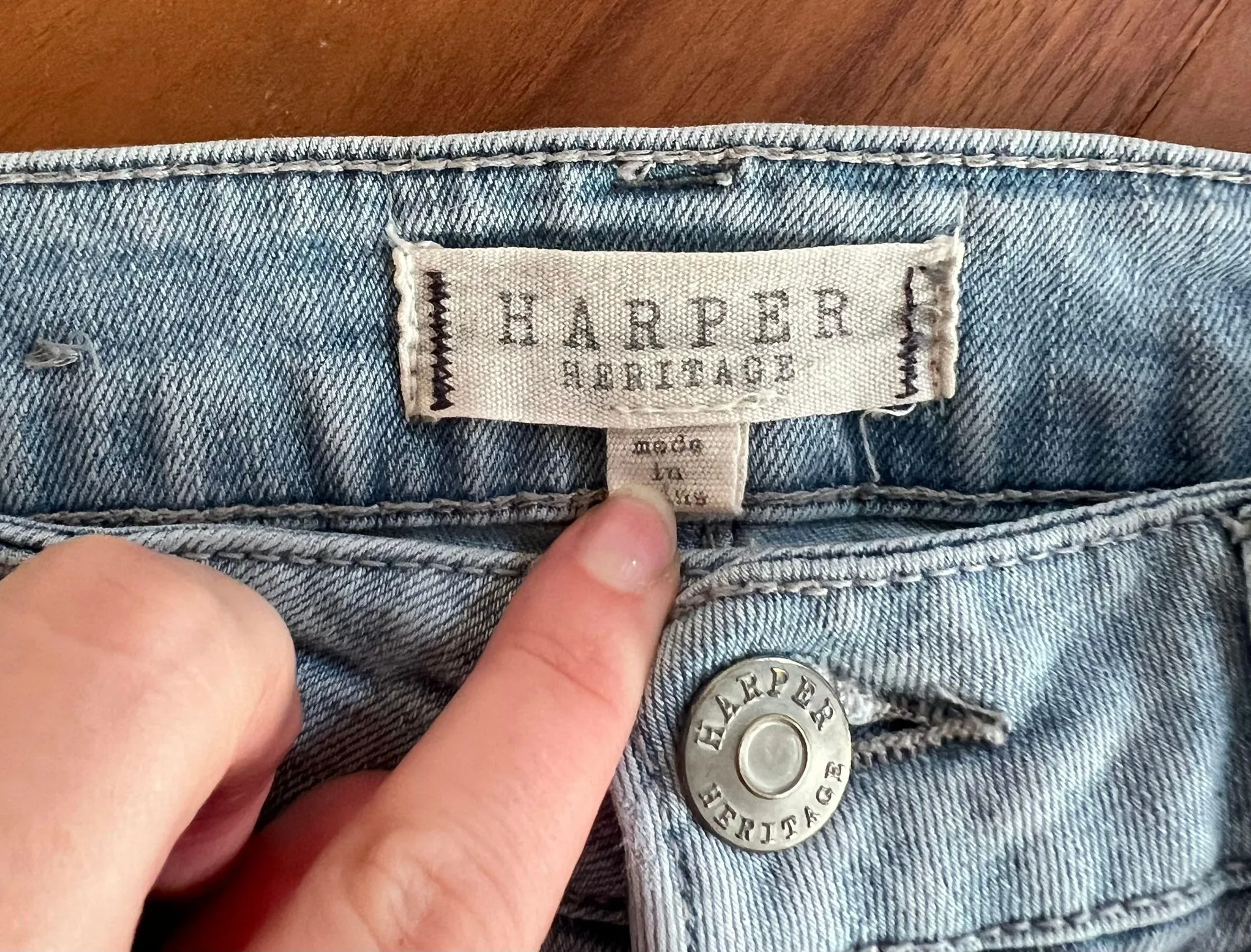 Francesca’s Light Wash High Rise Skinny Jeans - Image 4