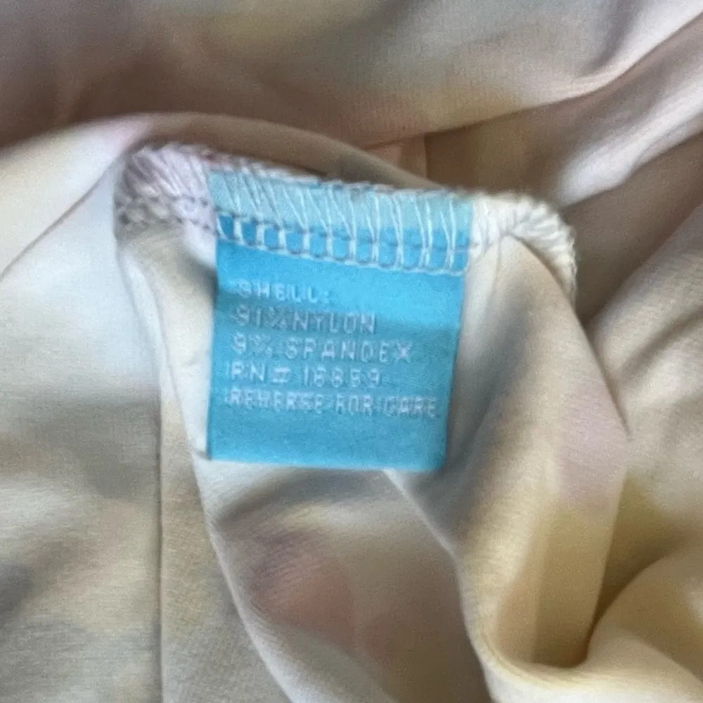 J. McLaughlin Top Blue Floral Catalina Signature Tee GUC Sz S? See Measurements - Image 8