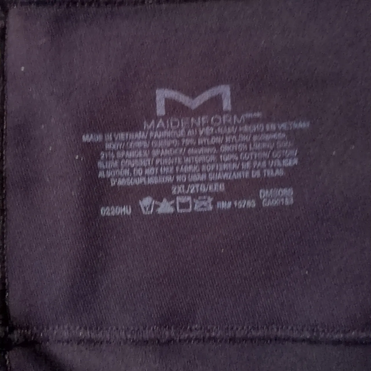 Maidenform Black Leggings Size 2XL - Image 2