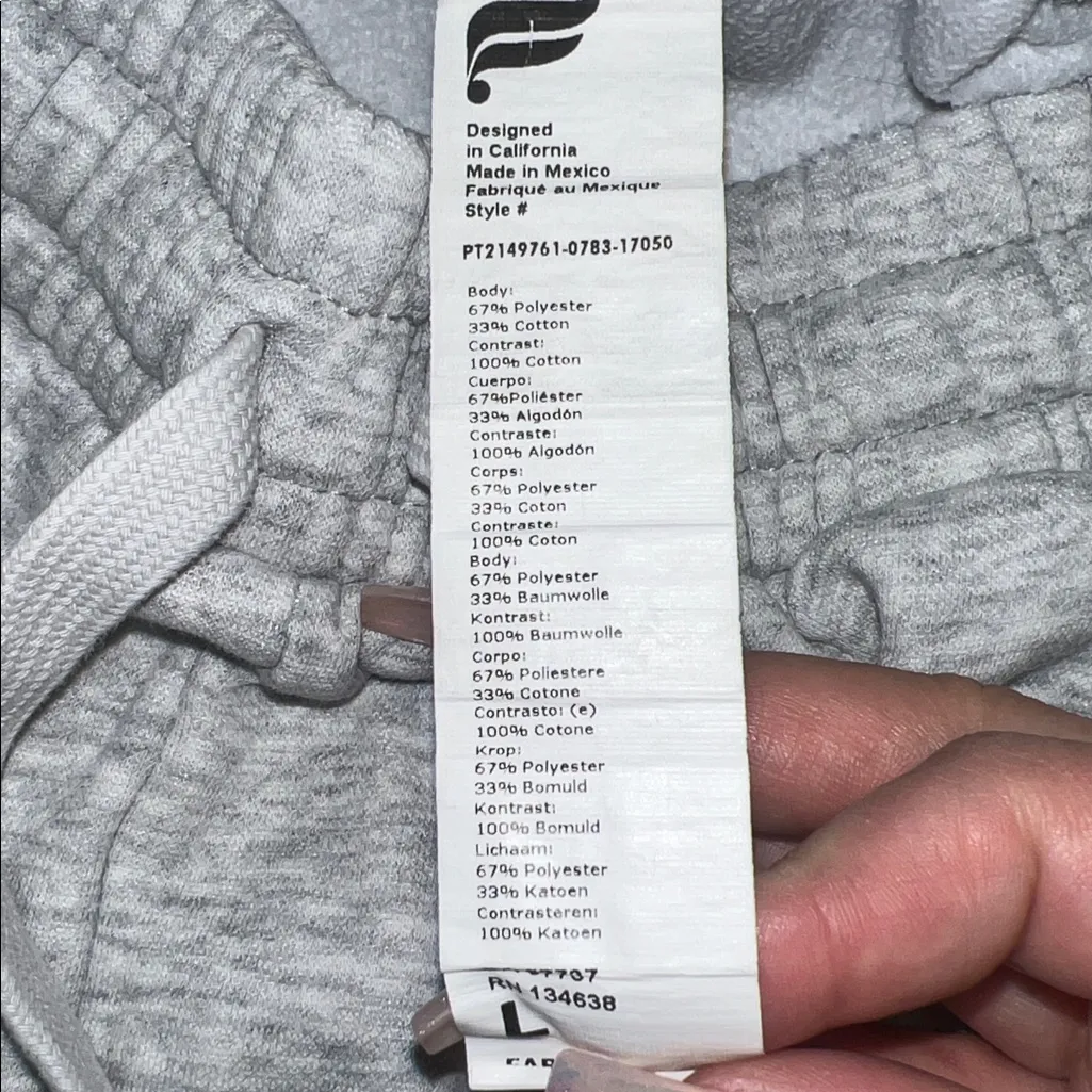 Fabletics women’s light gray joggers - Image 16