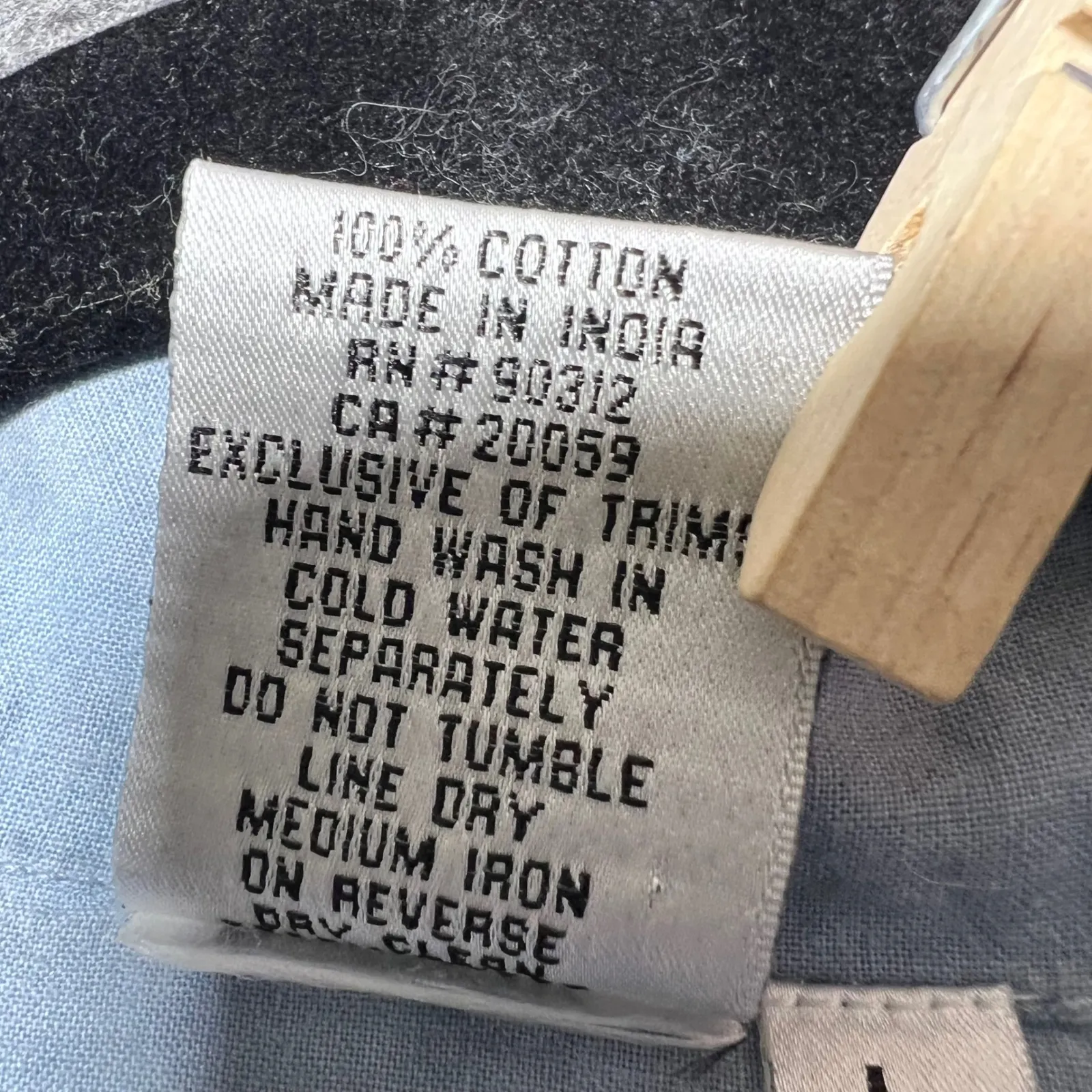 Parsley & Sage Top Artsy Boho Lagenlook Patchwork Tunic Shirt Jacket Gray Size L Blue Size L - Image 8