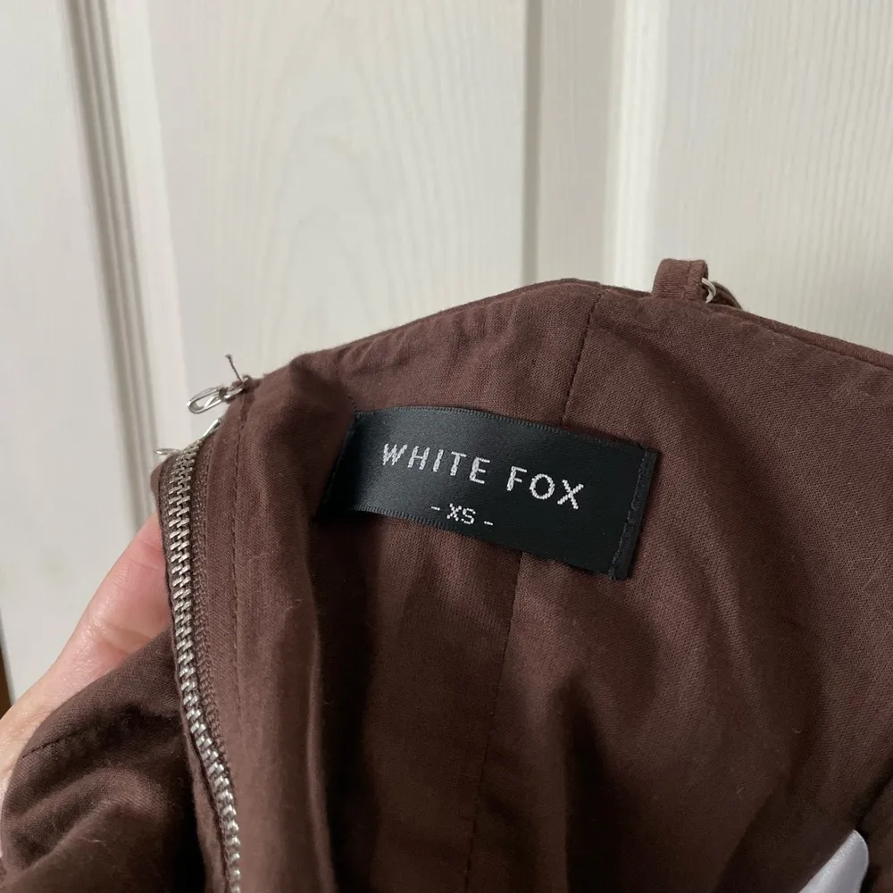 - White fox brown corset lace up top - Image 5