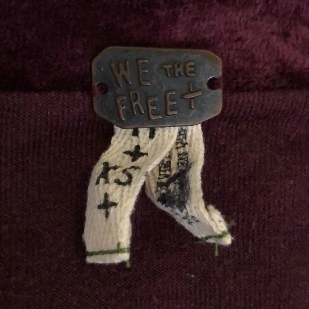 We the Free Milan Burgundy Crushed Velvet Layering Top - Image 6