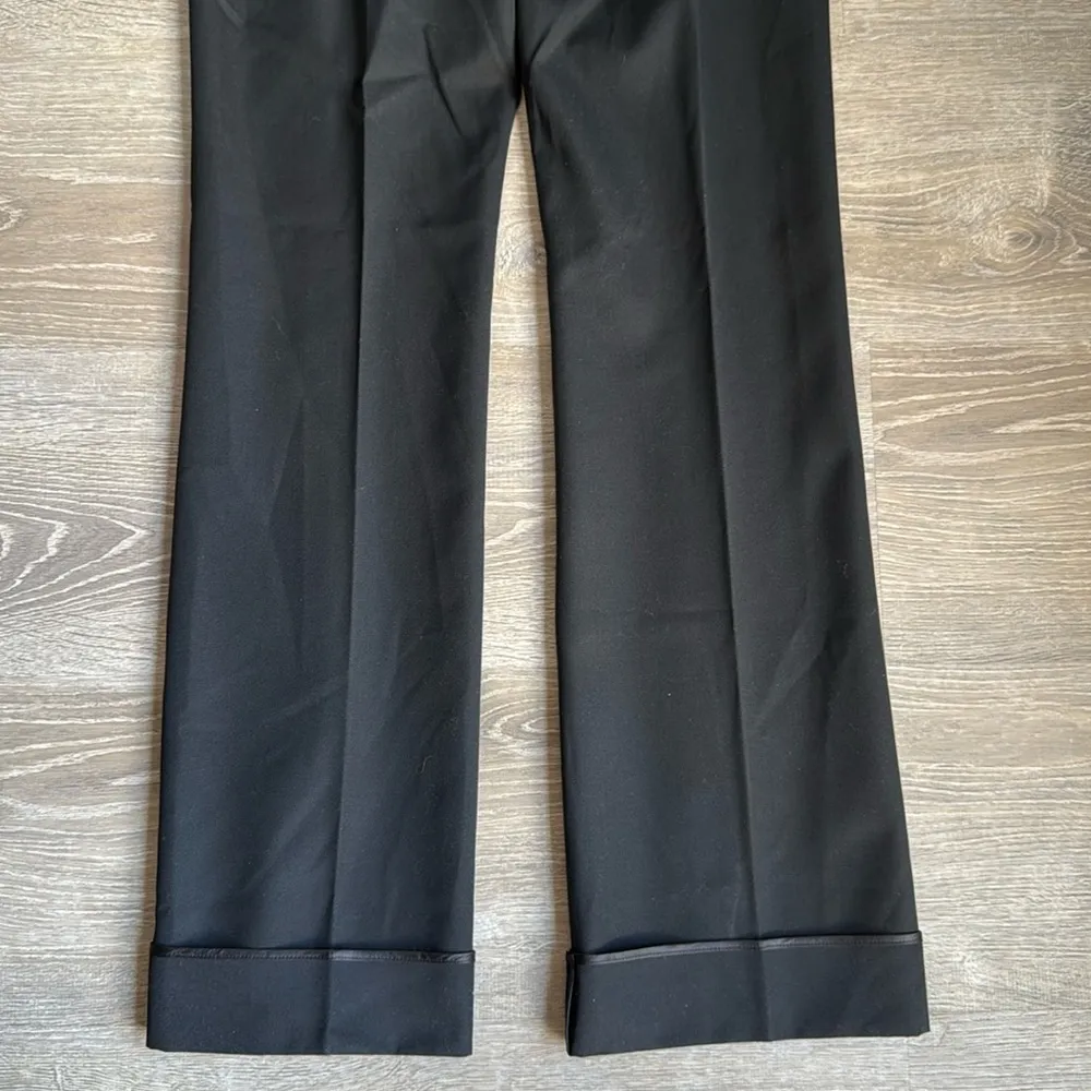 Zadig&Voltaire Poetia turn-up hem gabardine wool blend trousers - Image 15